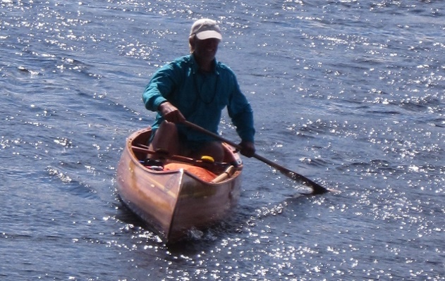 Peter in a Sylva Canoe